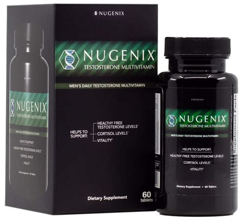 Nugenix Mens Daily Testosterone Multivitamin 60 Tablets Supports