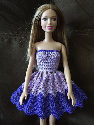 Ravelry Barbie Strapless Chevron Dress Pattern By Dez Alyxander