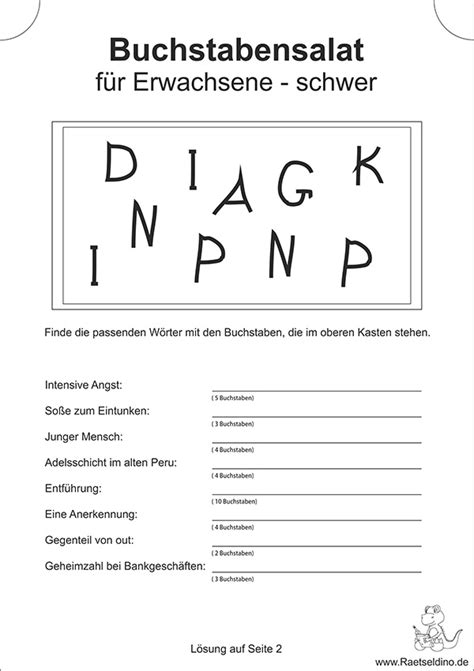 Bei unseren bilderrätseln wird ihr wissen über tiere, gemüse, blumen und länder mit ihren hauptstädten auf die probe gestellt. Buchstabensalat - Buchstabenrätsel für Erwachsene