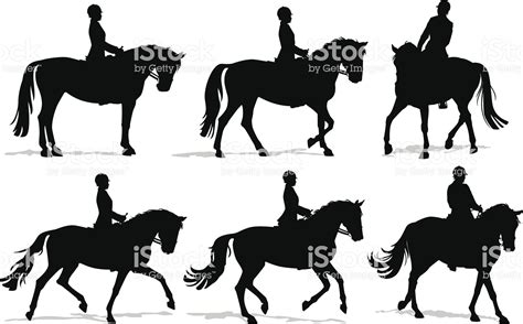 9 Dressage Horse Silhouette Clip Art In Transparent Clipart 161kb