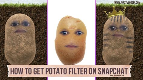 How To Get Potato Filter On Snapchat Youtube