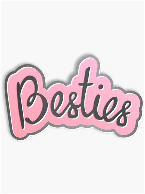 Besties Sticker By Wmcs91 Redbubble