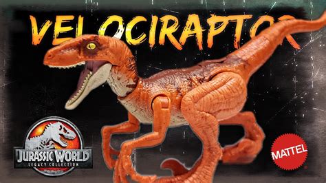 2022 Mattel Jurassic World Legacy Collection Velociraptor Review Youtube
