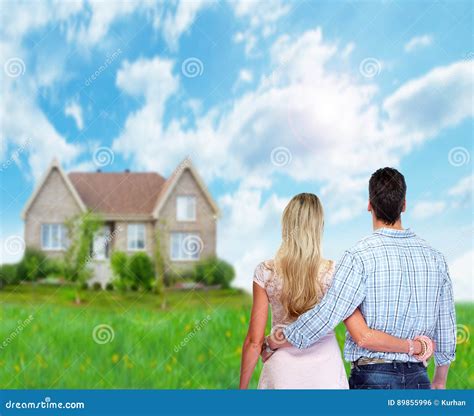 Young Couple Looking New Home Stock Photo Image Of Apartment