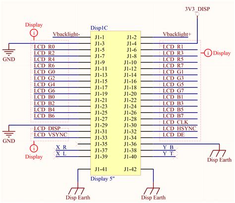 TFT LCD Pinout