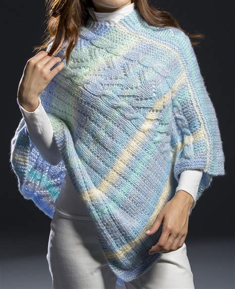 Easy Pattern For Ponchos On Loom Knit Johnson Priff