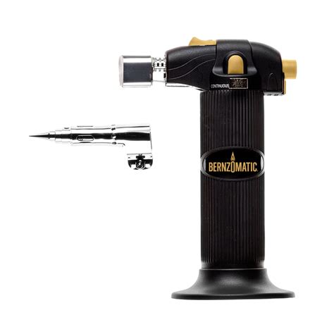 In most cases and for safety's sake, the ignition source should be a gas torch striker. Hand Torches | Torch Kits | Bernzomatic