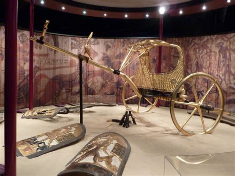 Chariot And Shields Tutankhamun Was Buried With A Few Chario Flickr