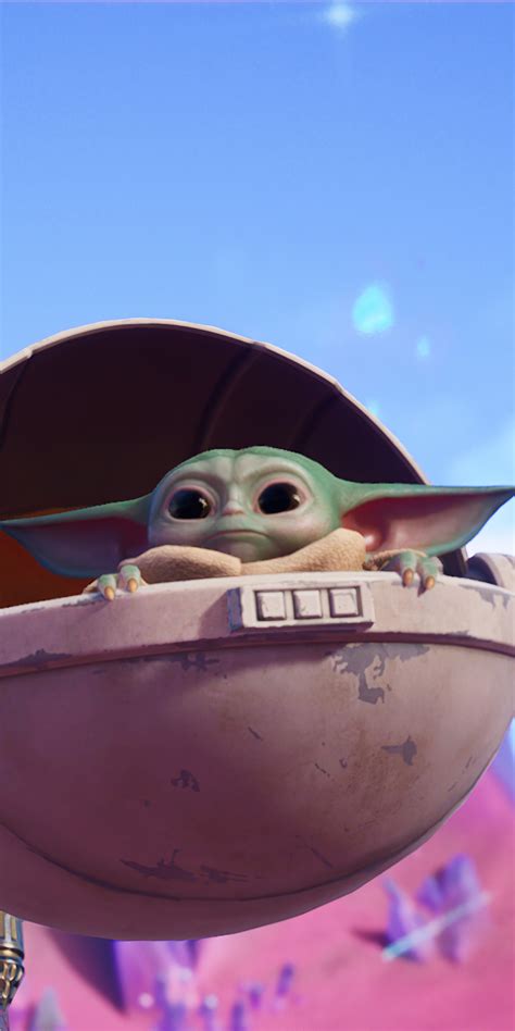 1080x2160 The Mandalorian Baby Yoda Fortnite One Plus 5thonor 7xhonor