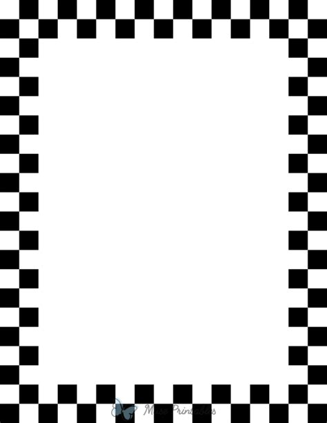 Checkerboard Border Clipartsco Images