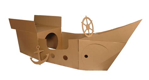 Cardboard Pirate Ship Plans Image To U