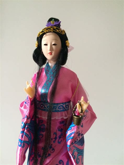 Traditional Chinese Art Doll 33cm Figurine China Doll Girl Statue Xishi