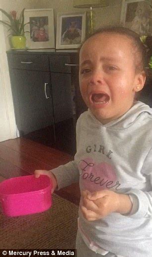 Adorable Moment Toddler Refuses To Eat Her Cute Billy Bear Ham