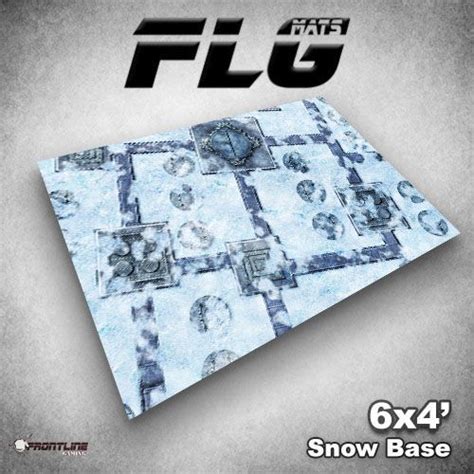 Flg Snow Base Neoprene Gaming Mat 6x4 At Mighty Ape Nz