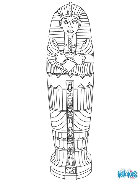 egyptian sarcophagus  canopic jars colouring sheet cleverpatch  printable sarcophagus