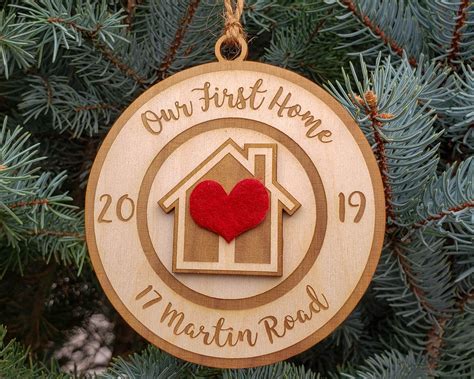 Our First Home Christmas Ornament Our New Home Christmas Etsy Canada
