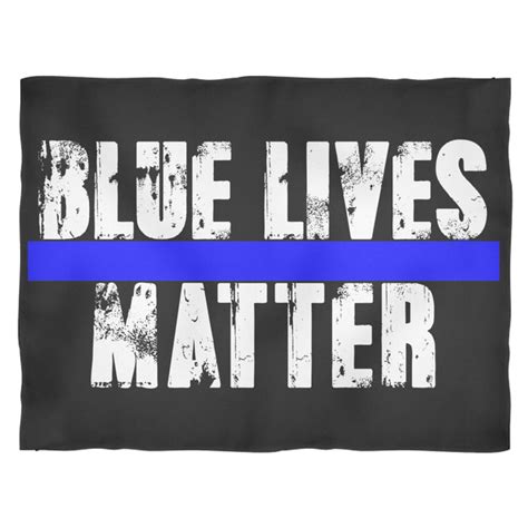 Blue Lives Matter Fleece Blanket Thin Blue Line Shop