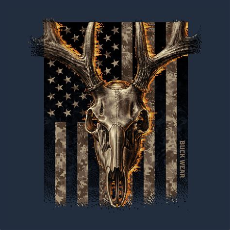 American Flag Wallpaper With Deer Deer American Us Flag