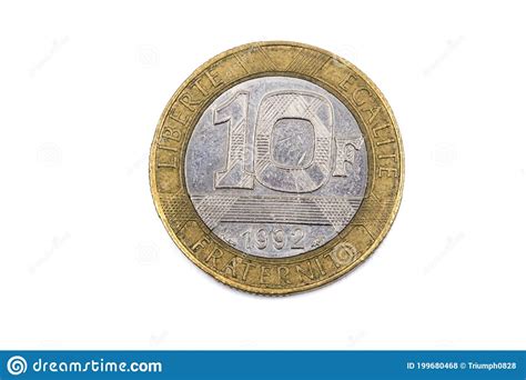 A Pre Euro French Coin Stock Photo Image Of Francais 199680468