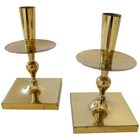 Great Pair Of Tommi Parzinger Candlesticks For Sale At 1stdibs