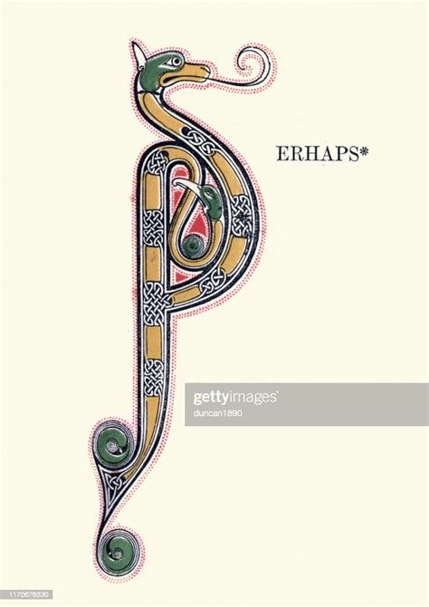 Medieval Illuminated Letter P High Res Vector Graphic Getty Images