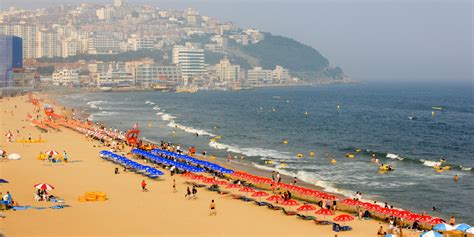 Review Of Haeundae Beach Busan South Korea Afar