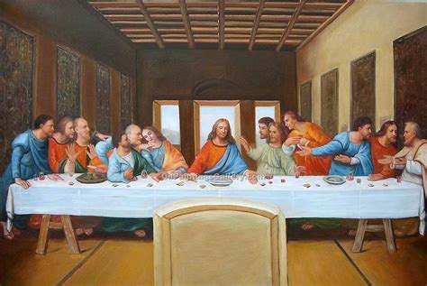 The Last Supper 15 By Leonardo Da Vinci Last Supper Oil Painting