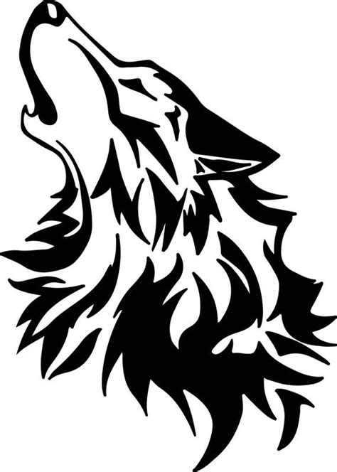 Wolf Svg Files Silhouettes Dxf Files Cutting files Cricut