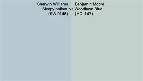 Sherwin Williams Sleepy Hollow SW Vs Benjamin Moore Woodlawn