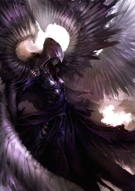 The Raven Queen Angel Art Fantasy Artwork Fantasy Art