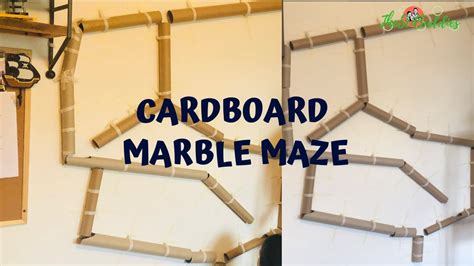 Cardboard Marble Maze Thescibuddies Youtube