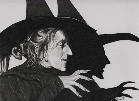 Wicked Witch Of The West Drawing By Fred Larucci