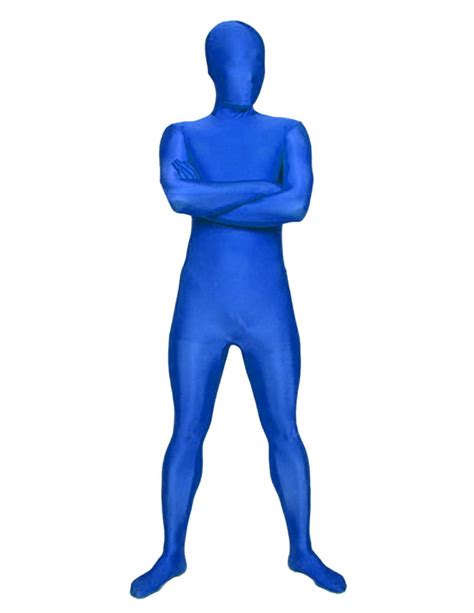 Secondskin Full Body Spandexlycra Suit L Blue