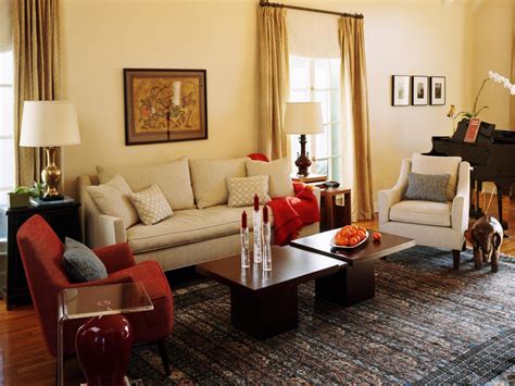 Eclectic Living Room With Oriental Rug Hgtv