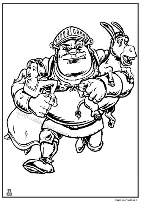Shrek 4 Forever After Coloring Pages Coloring Home