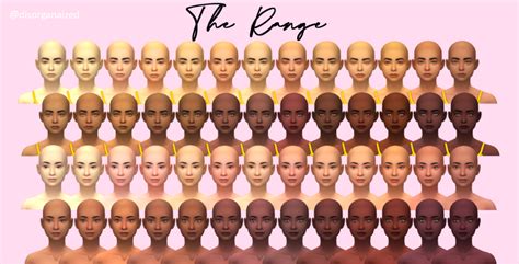 Cloud Skin Tones The Sims 4 Skin Sims 4 Cc Skin Skin Tones