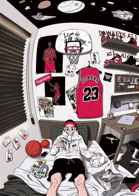 Download Boy S Room On Anime In Hypebeast Wallpaper Nba By