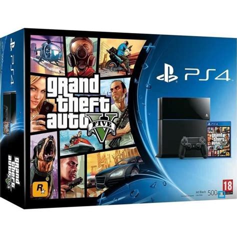 Ps4 500 Go Noire Gta V Achat Vente Console Ps4 Ps4 500 Go Jeu