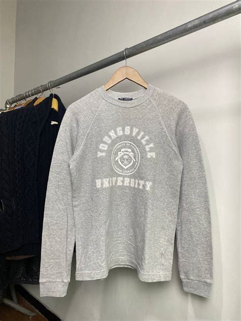 Raf Simons Aw 1997 Youngsville University Sweater Grailed
