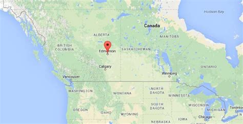 Edmonton Canada Map