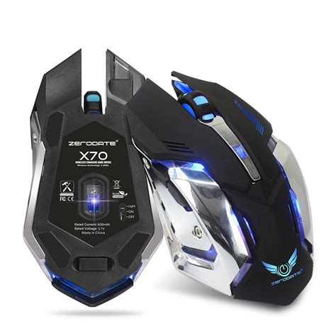 Original 24g Wireless Usb Rechargeable Gaming Optical Ergonomic Mouse