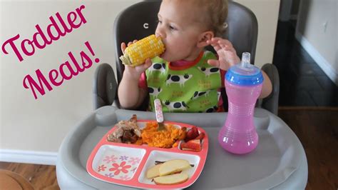 Toddler Meals What I Feed My 19 Month Old Youtube