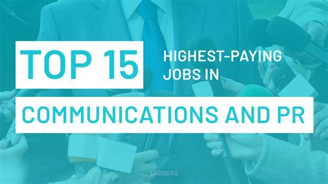 The Top 15 Highest Paying Jobs In Communications And Pr