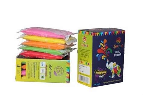 Surya Holi T Box Happy Holi 300gm होली गुलाल Rajtilak Industries