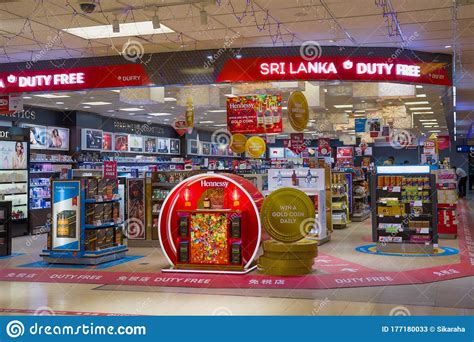 On The Duty Free Store On The Airport Colombo Editorial Stock Photo