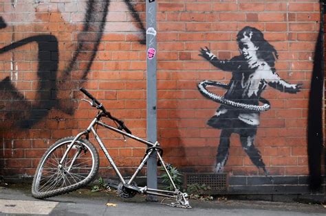 British Artist Banksy Claims Hula Hooping Girl Street Art World News