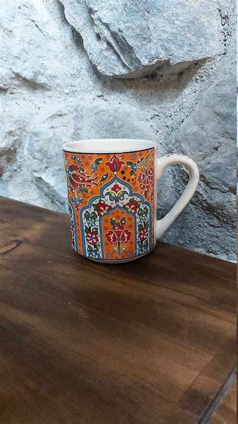 Handmade Mug Coffee Cup Turkish Handmade Ceramic Ottoman Etsy