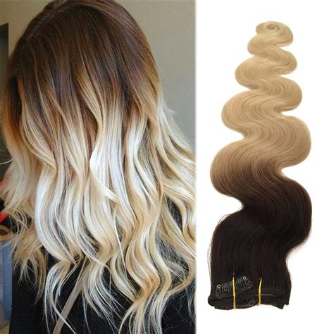 25 Best Photos Ombre Blonde Hair Extensions Balayage Platinum Blonde