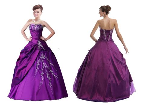 2019 Purple Ball Gowns Prom Dresses Under 100 Dollars