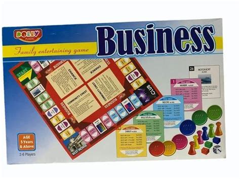Plastic Dolly Business India Board Game 5 To Up Number Of Players 4